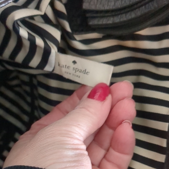 Kate Spade Black Leather Pebbled Satchel - Picture 13 of 14